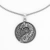 Nordic Viking Wolf Head Men's Hip-hop Necklace Ins High-end