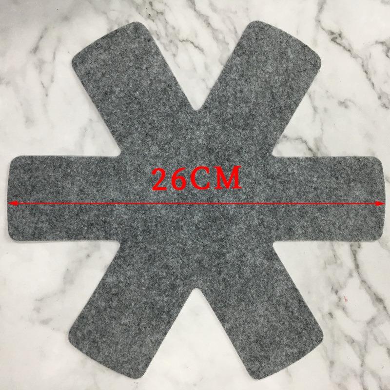 3/12PCS Felt Pad Pot Pan Protector Home Anti Scratch Non-Stick Cookware Utensil Insulated Felt Pan Mat