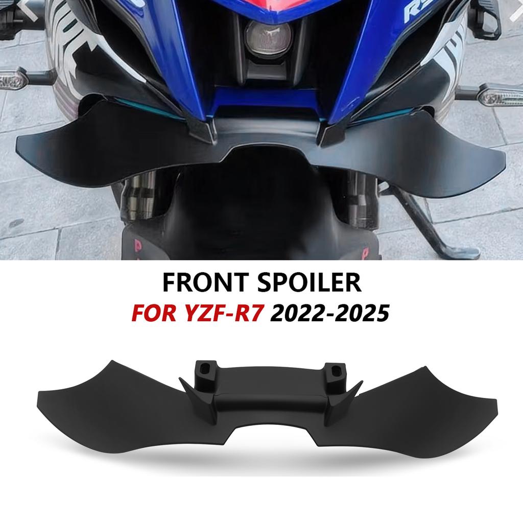 For Yamaha YZF R7 YZF-R7 YZFR7 2022-2025 2024 Motorcycle Winglet Aerodynamic Side Wing Kit Wind Spoiler Lower Shroud Front Wing