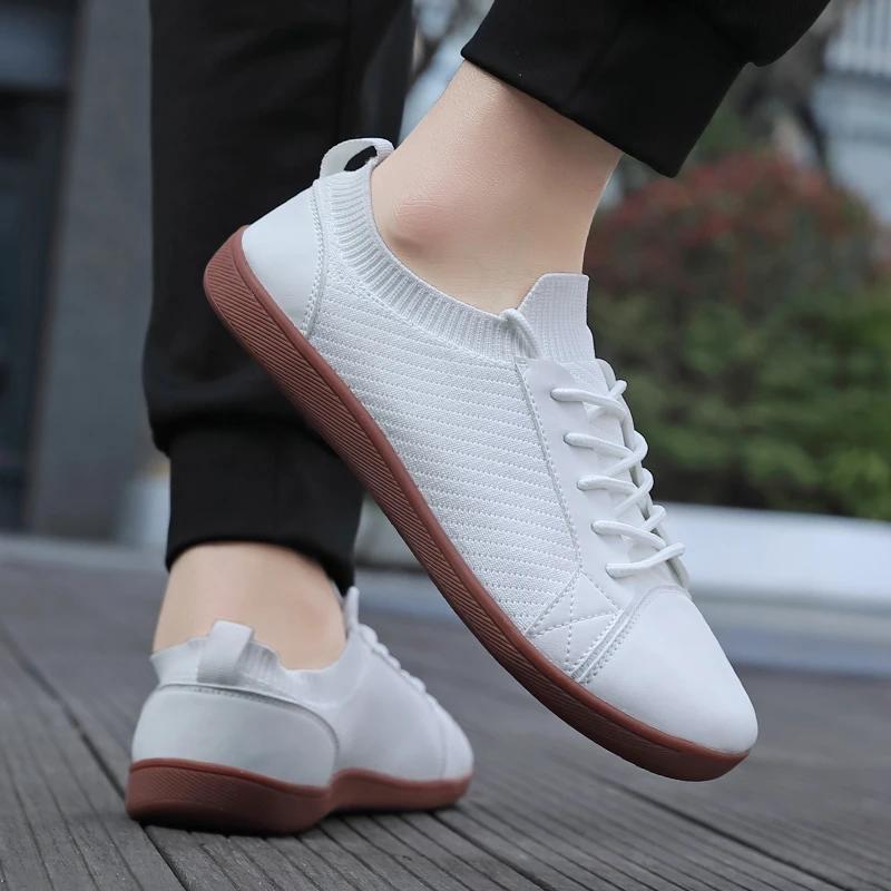 Puamss Unisex Wide Barefoot Shoes For Men Outdoor Trail Running Minimalist Men Shoes For Women Breathable Sneakers For Men