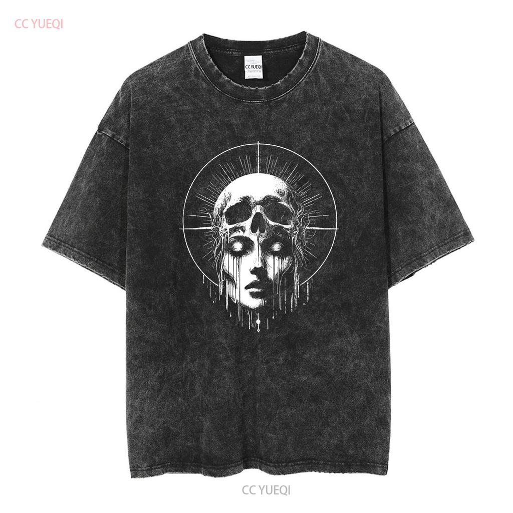 NEW LIMITED Lilith Witch Skull Occult Dark Wicca Black Magic Pagan T Shirt S 3XL vintage Washed Breathable fashion Versatile