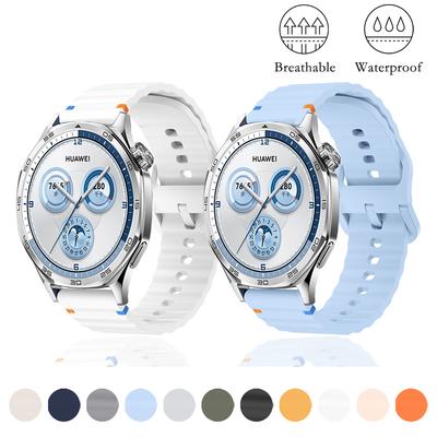 Strap Compatible with Huawei GT5 46mm Silicone Watch Straps Replacement Straps for Huawei GT5 22mm Universal Quick Release Band