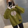Plus Size Women's Velvet Thick Sweatshirt: Autumn/Winter Loose Fit, Slimming, & Fashionable