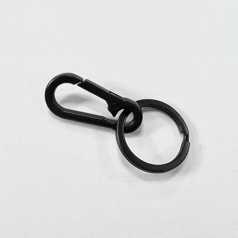 5Pcs Carabiner Clip Keychain Metal Carabiner Shape Key Ring Keyring Key Holder Clips Hook Holder Organizer For Car Keys