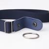 Fashion Elastic Women's Lazy Belt No Buckle Slim Adjustable Waist Belt All-match Anti-Slip Invisible Belt