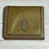 Used Yves Saint Laurent Bi-fold Wallet Yellow Beige YSL Logo Vintage