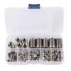 50Pcs Stainless Steel Inner Thread Self Tapping Thread Inserts Set Thread Reinforce Repair Tool