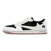 Travis Scott X Air Jordan 1 Vintage Basketball Shoes Unisex Low Top White DZ4137-700(Team723-)