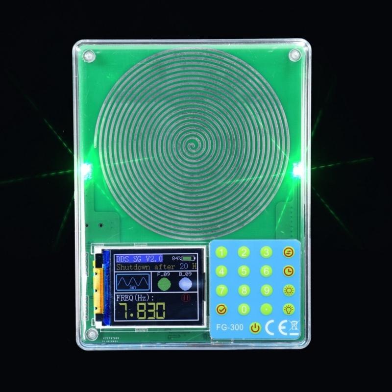 Portable Signal Generator with 13 Waveforms 0.001Hz 200kHz Ranges High Durability ABS Housing Rechargeable Battery