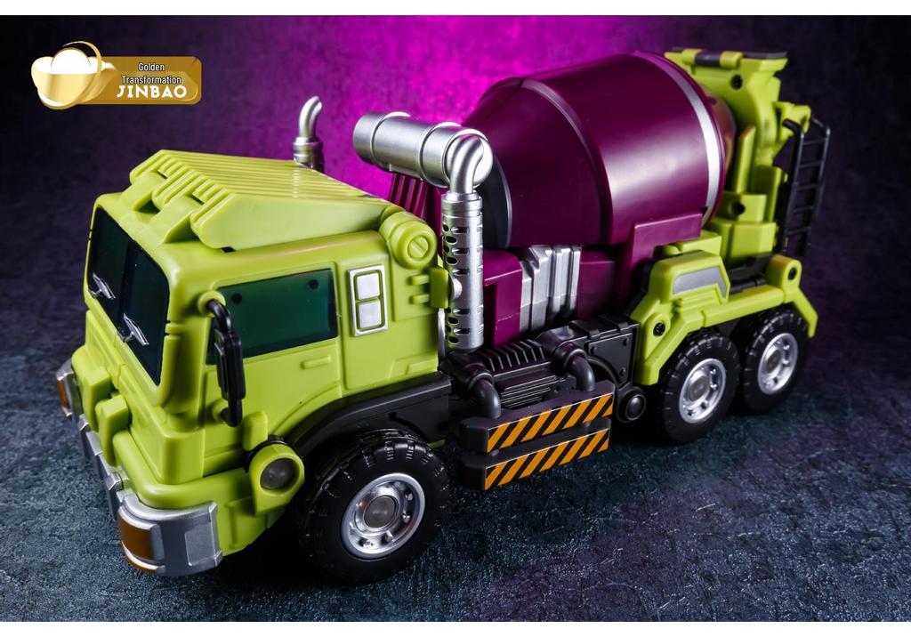 Jinbao GT Hercules Green Transforming Toy Scavenger: Six-Combiner Construction Vehicle Accessory Pack.