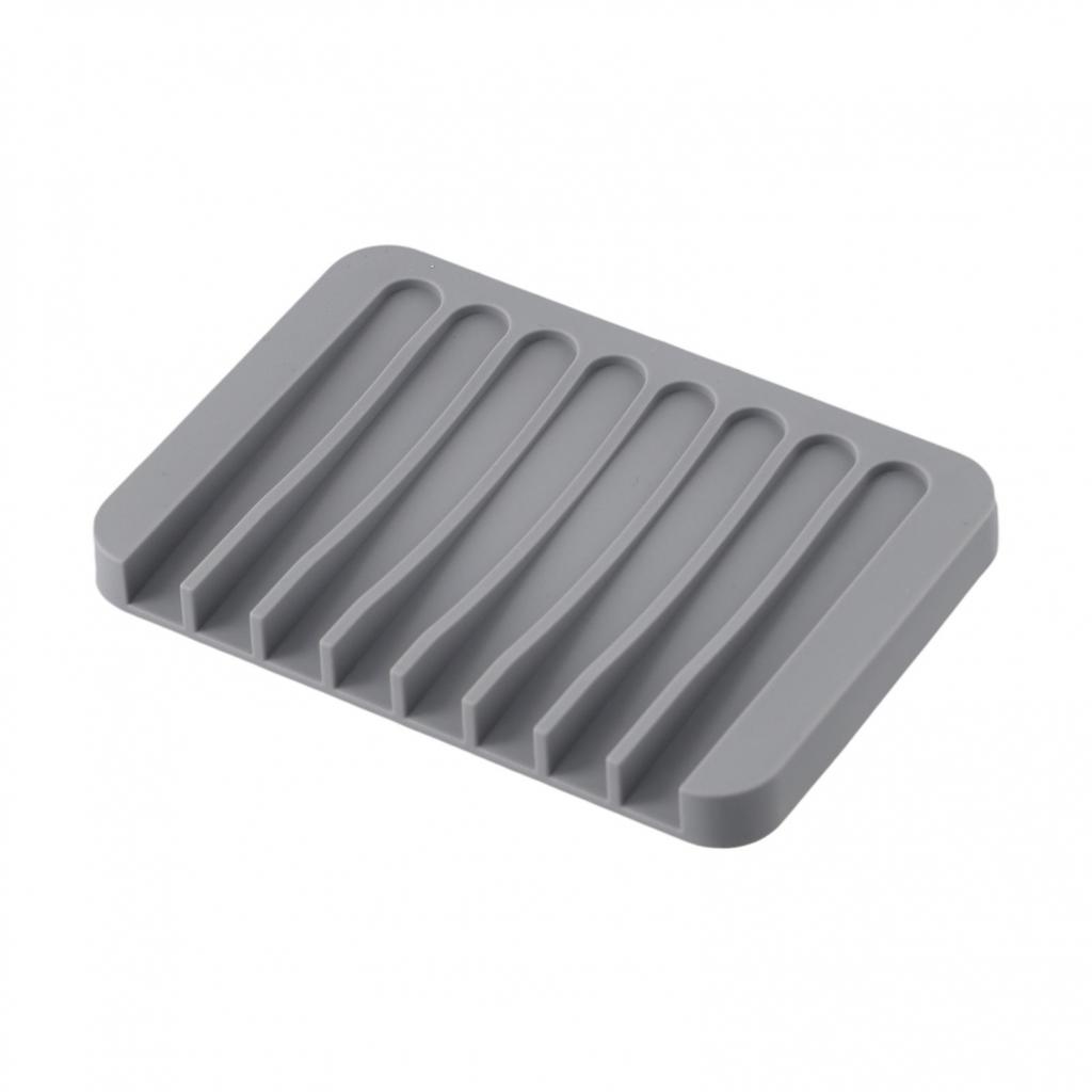 Space Saving Silicone Self Draining Dish for Small Bathrooms