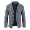 Mode Revers Casual Cardigan Mantel Langarm Slim Strickpullover