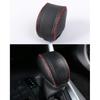 for RAV4 -2025 Gear Shift Knob Cover, Genuine Leather Interior Protective Gear Shift Trim for Toyota Highlander -2025- Red Trim