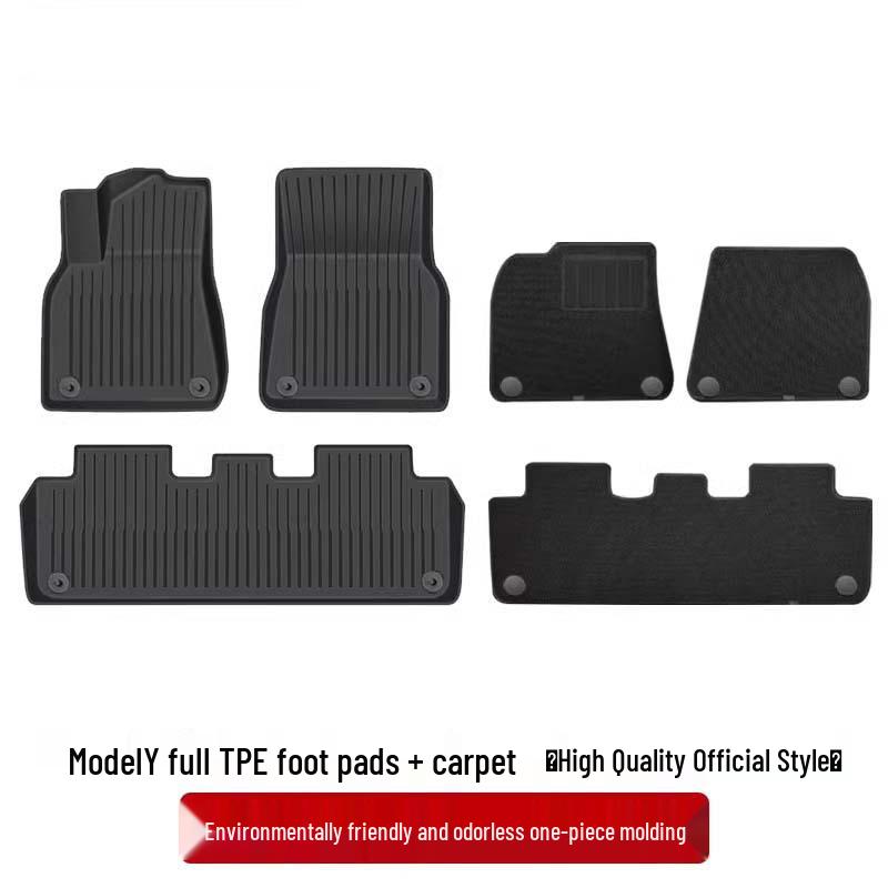 All-Inclusive Floor and Trunk Mats for Tesla Model 3/Y Refresh