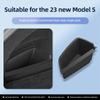 For Tesla New Model X S 2023 2024 Storage Box Rear Trunk Left Side TPE Waterproof Tool Case Car Accessories Tidying