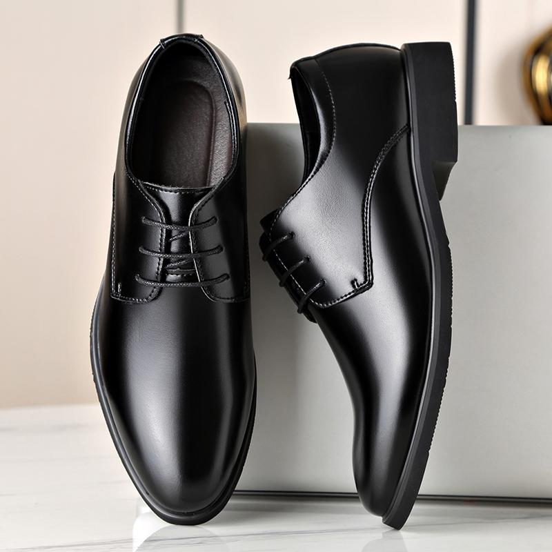 Men'S New Business Leather Shoes Soft Soled Work Footwear Outdoor Non Slip Formal Shoes Fashion Casual Male Shoes  Homme