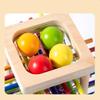 Parent-Child Interactive Wooden Stick Battle Game Spatial Thinking Training Puzzle Educational Balance Toy Gift for Kids