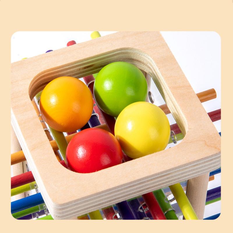 Parent-Child Interactive Wooden Stick Battle Game Spatial Thinking Training Puzzle Educational Balance Toy Gift for Kids