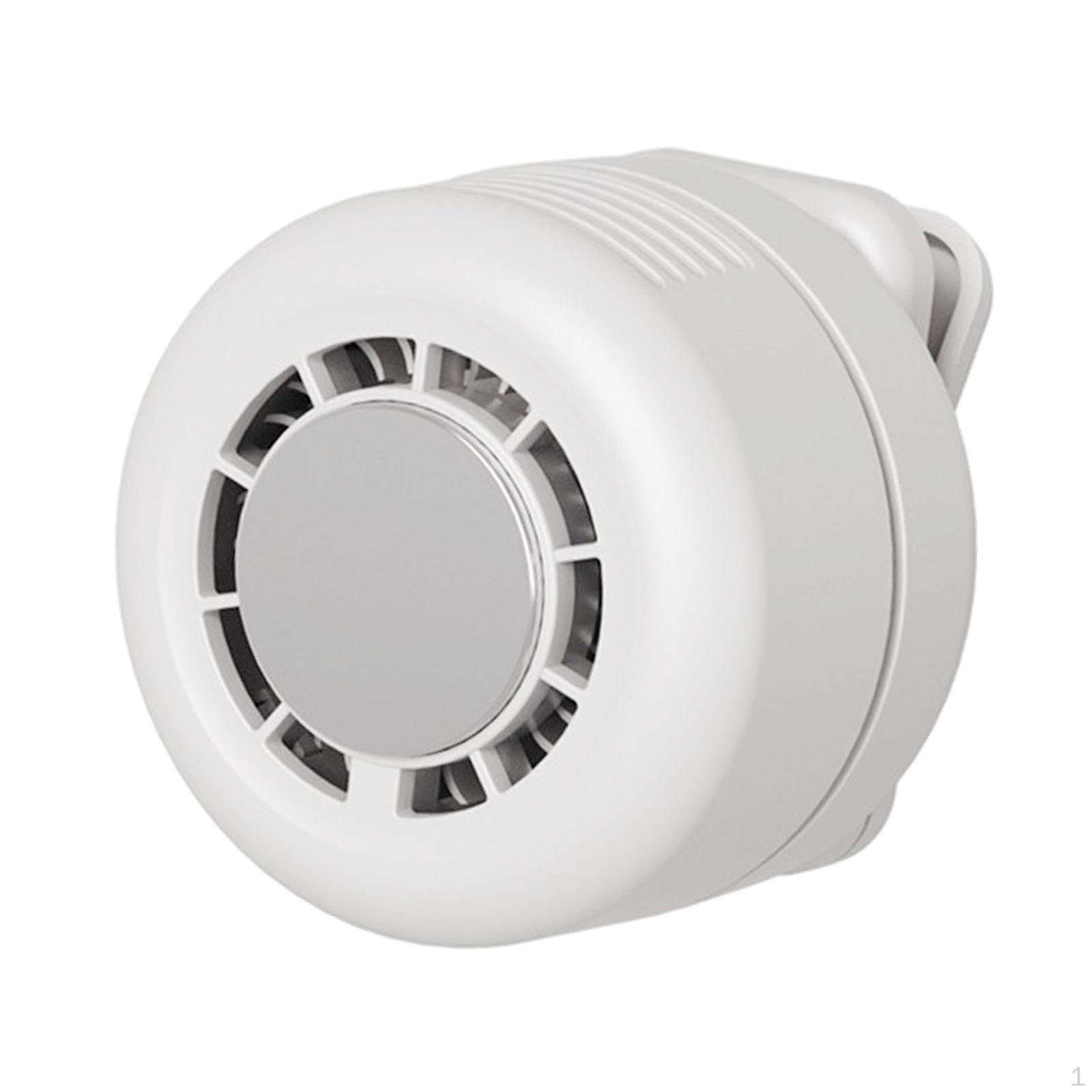 

USB Operated Lightweight Versatile 360° Rotation Wearable Personal Fan Bladeless for Office Home белый