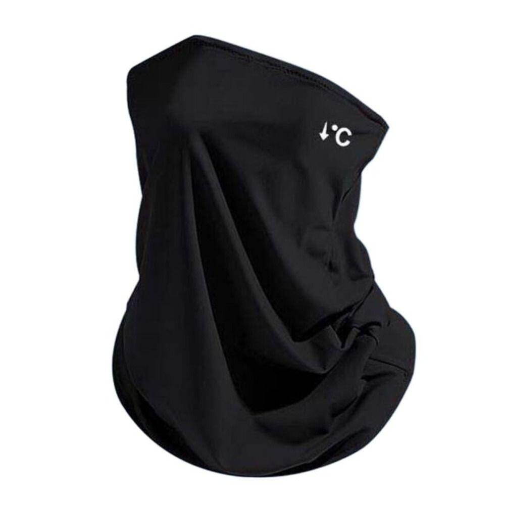 Neck Protection Sun Protection Mask Quick Drying Sunscreen Veil New Ice Silk Mask  Unisex