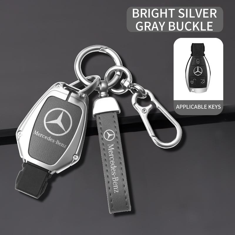 Car Key Case Cover Shell Fob For Mercedes Benz A B C E GL S GLA GLK CLS Class AMG W204 W205 W212 W463 W176 Keychain Accessories