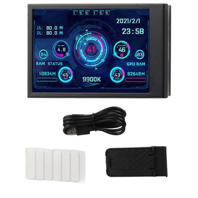 3.5in Computer Temp Monitor IPS Full View Display Small Screen for AIDA64 PC CPU RAM Hard Disk Data