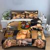 Blonde Fashion Artwork Set Bedding Duvet Cover Set Duvet Cover Pillowcases  (1*Duvet Cover 2*Pillowcases, without duvet insert)