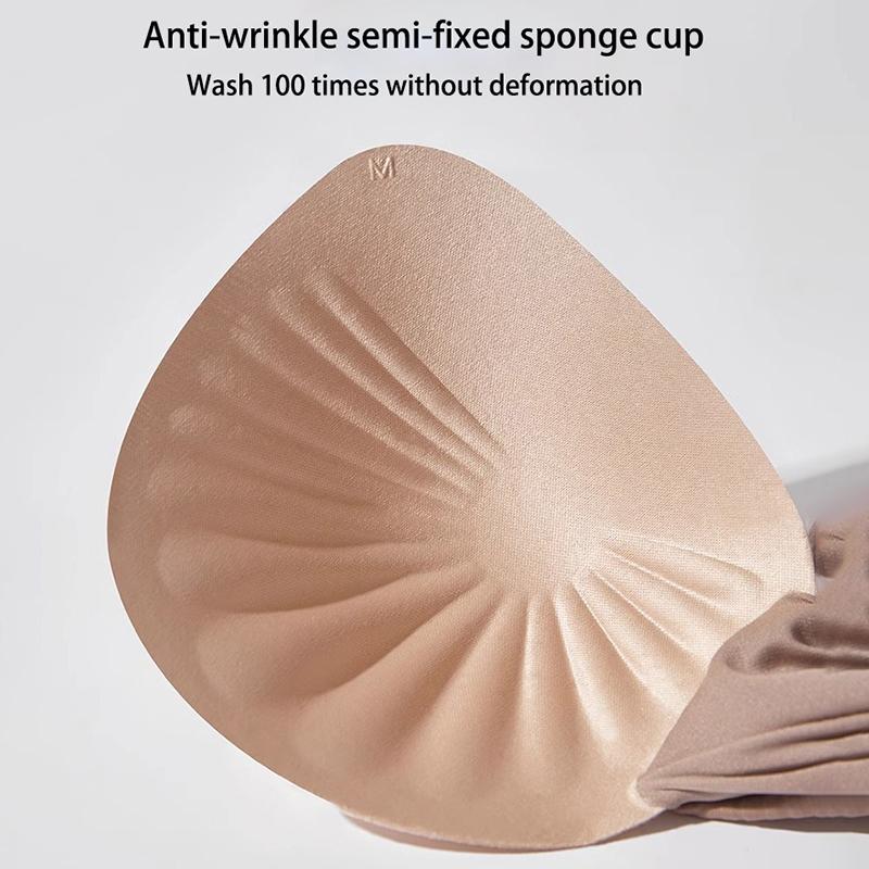1PCS Women's Large Size Seamless Bras Full Cup Wireless Soft Sleepwear Female Solid Color Brassiere Push Up Sexy Lingerie