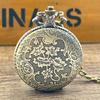 Polyhedral Micro Cubes Vintage Pocket Watch with Micro Polyhedral Set Alloy Material for Tabletop RPG and Card Games