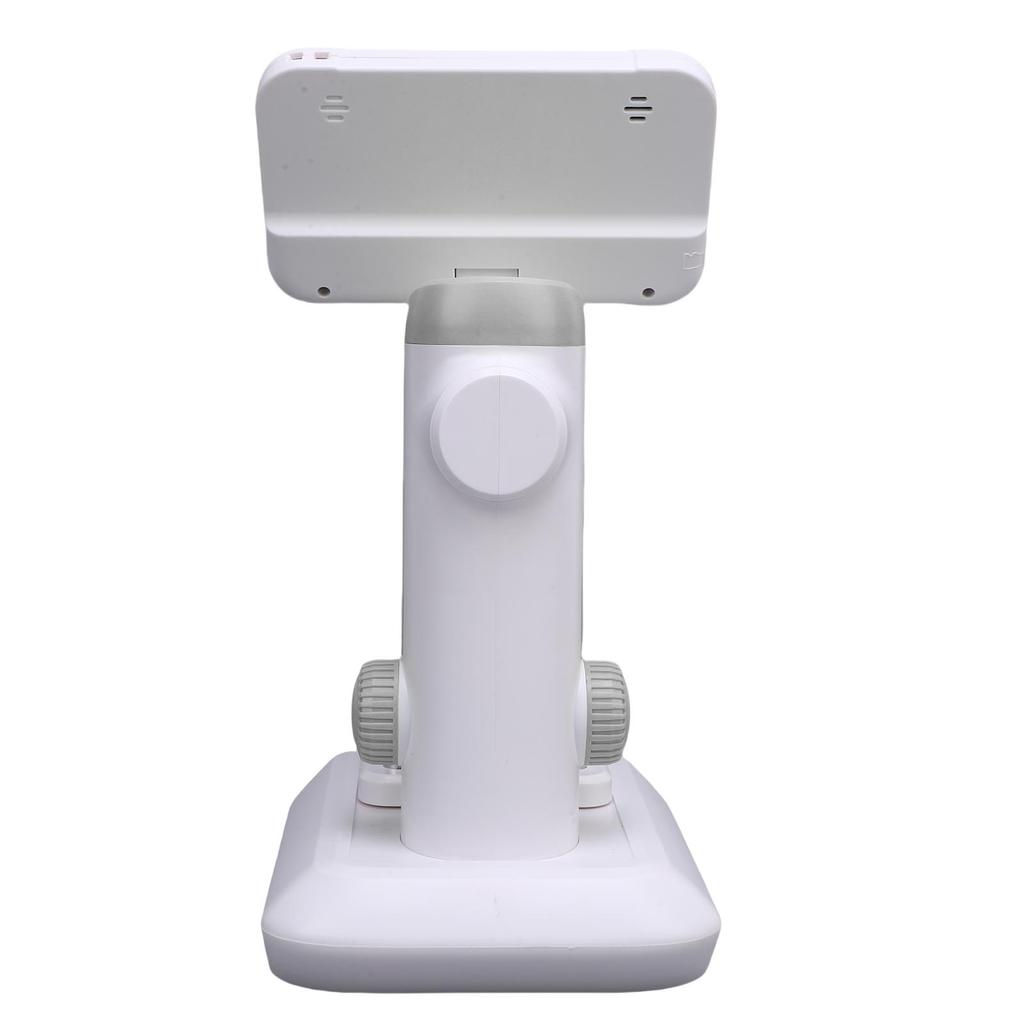 Kids Microscope 1600X 4 Inch LCD Screen Handheld Desktop Digital Microscope with LED Light for Education Gray