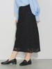 Skirt Lace SK BLACK ONE SIZE [BEAMS HEART] P/Embroidered Women's