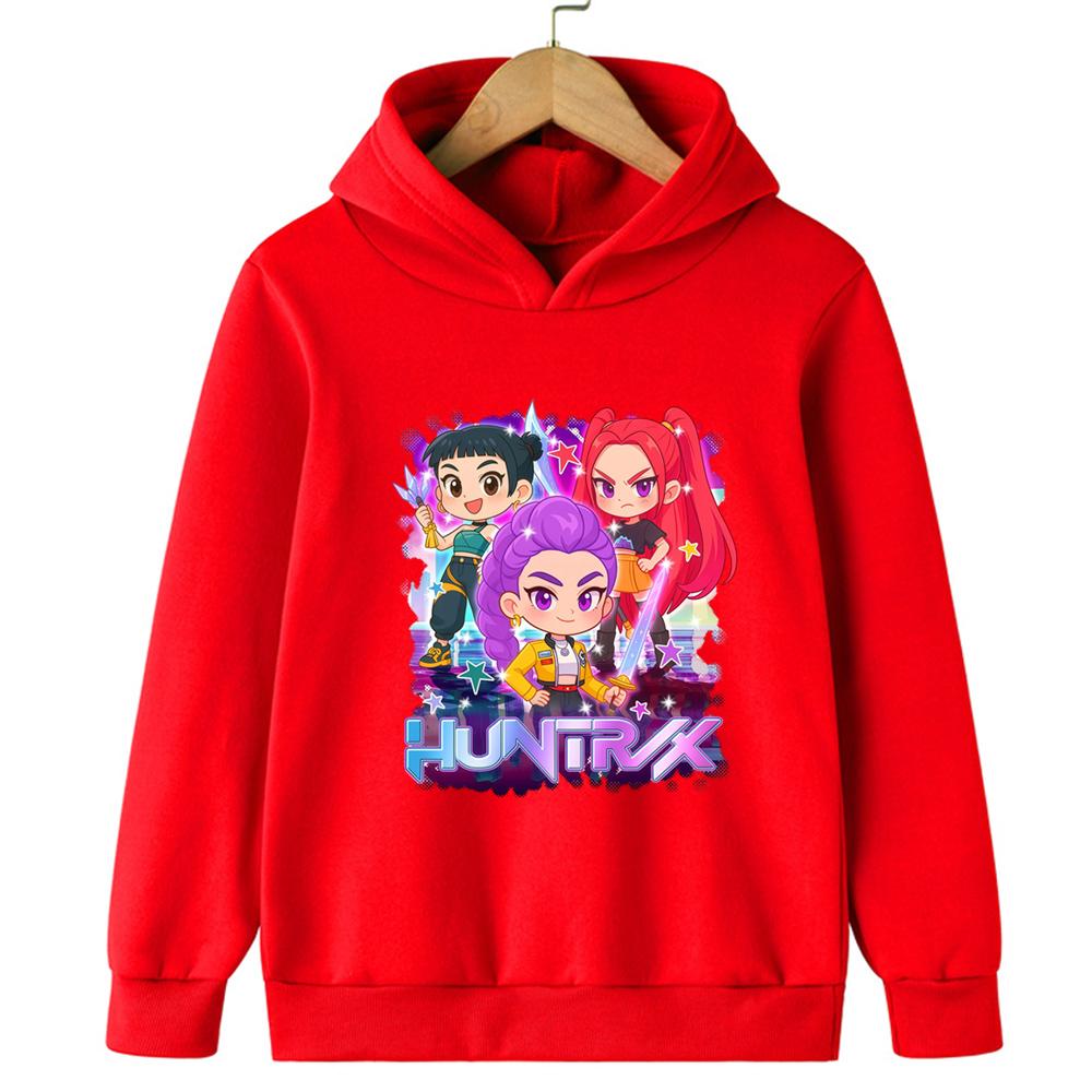 Huntrix Demon Hunter Children's Hoodie Autumn Winter Boys Girls Warm Comfortable Fashionable Children's Hoodies