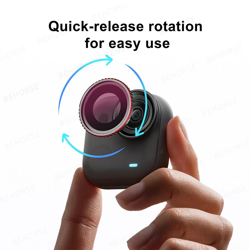 Lens Filter Set For Insta360 GO Ultra ND32 ND64 UV CPL Black Mist 1/4 Lens Filters For Insta360 GO Ultra Camera Accessories