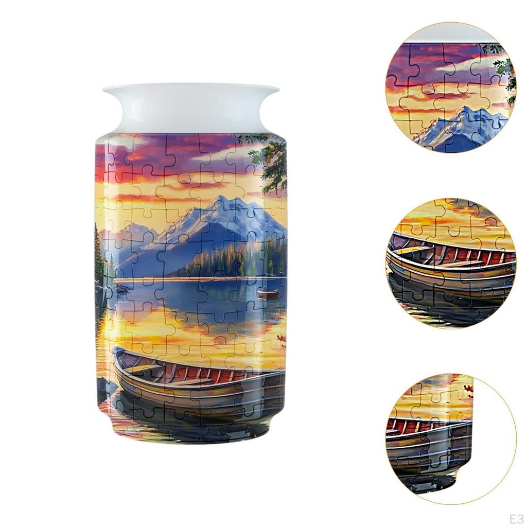 3D květinová aranžmá puzzle váza pro stolní dekoraci