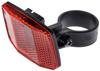 Red Bicycle Reflector for Children's Saddle with Black Mount 25.4 Mm