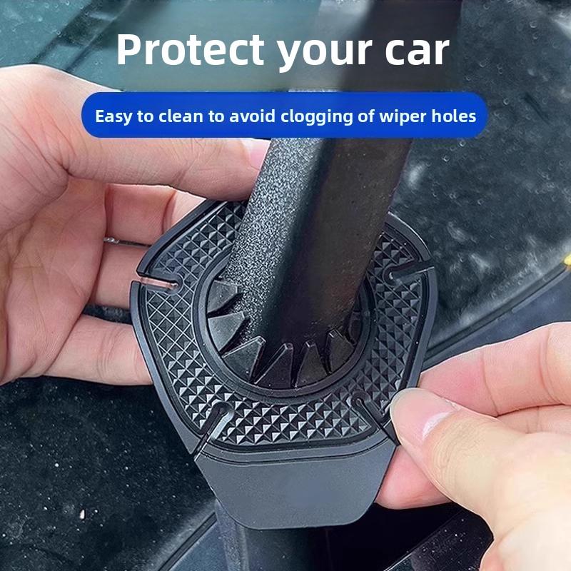 Car Windshield Wiper Arm Hole Protection Cover Silicone Dust Covers Universal Fits All Vehicle Models for Automobile Accessories