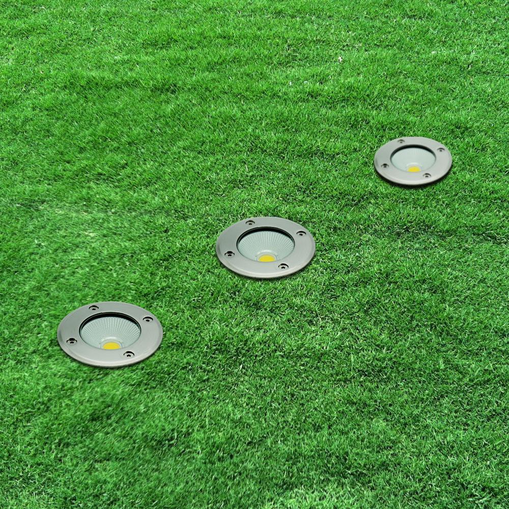 1pcs DC 12V 3W 5W 7W 9W COB LED Underground Light Bulb IP68 Waterproof Outdoor Buried Lamp for Ground Home Garden Landscape