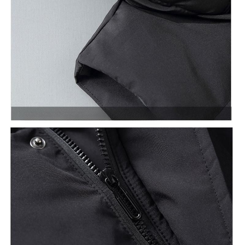 Kamizelka męska puchowa bawełniana jesień i zima kaptur pogrubione ramiona kamizelka robocza kurtka kamizelka