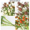 1PC Single Stem Lifelike Multi-Head Durable Plastic Natural-Appearing Flower Elegant Eryngium Lightweight 69cm