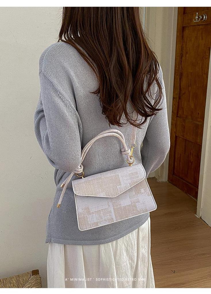 Korean Retro Small Square Handbag - Summer 2026 Casual Women's Crossbody