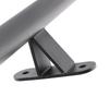 Rolling Library Sliding Ladder Hardware Kit with Brake 3.3FT Round Tube