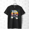 Back To The Future 80's Synthwave Sunset Men's T Shirt