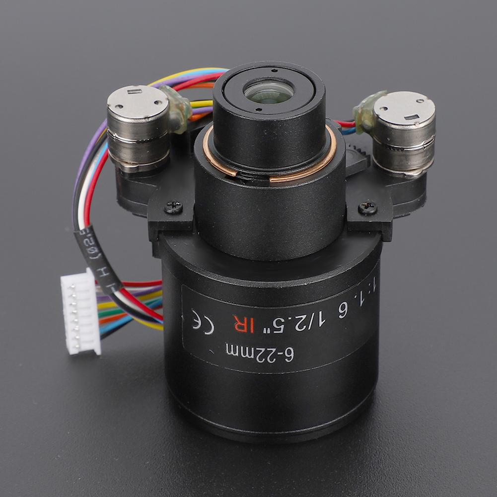 5MP Kameraobjektiv 6-22mm Motorisert Zoom M14 Feste Sikkerhetsovervåking