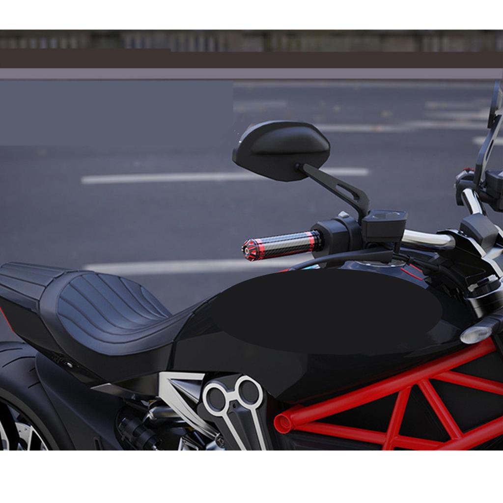7/8"22mm Carbon Fiber Motorcycle Handle Handlebar Hand Bar Grip For Yamaha Honda
