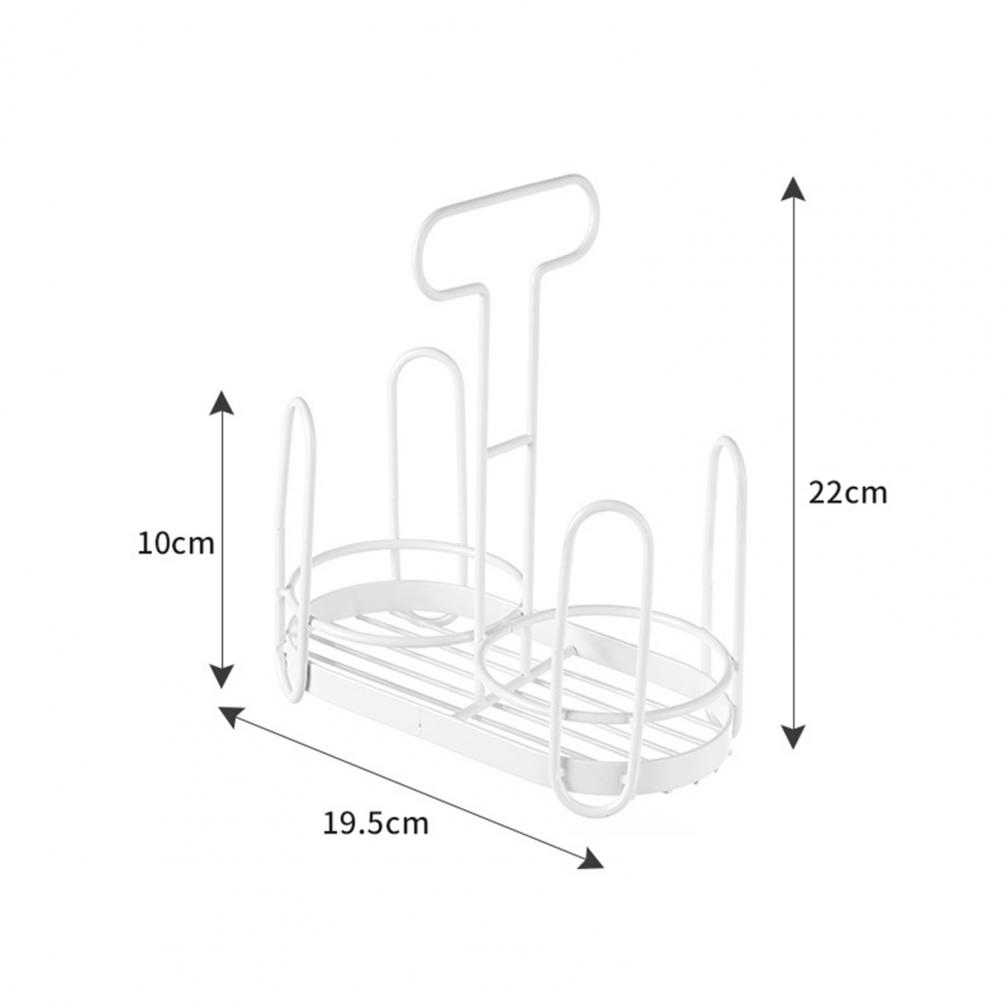 Disposable Cup Rack Cup Lid Storage Box Iron Art Cup Holder Dispenser for Countertops Durable Coffee Storage Rack for Kitchen