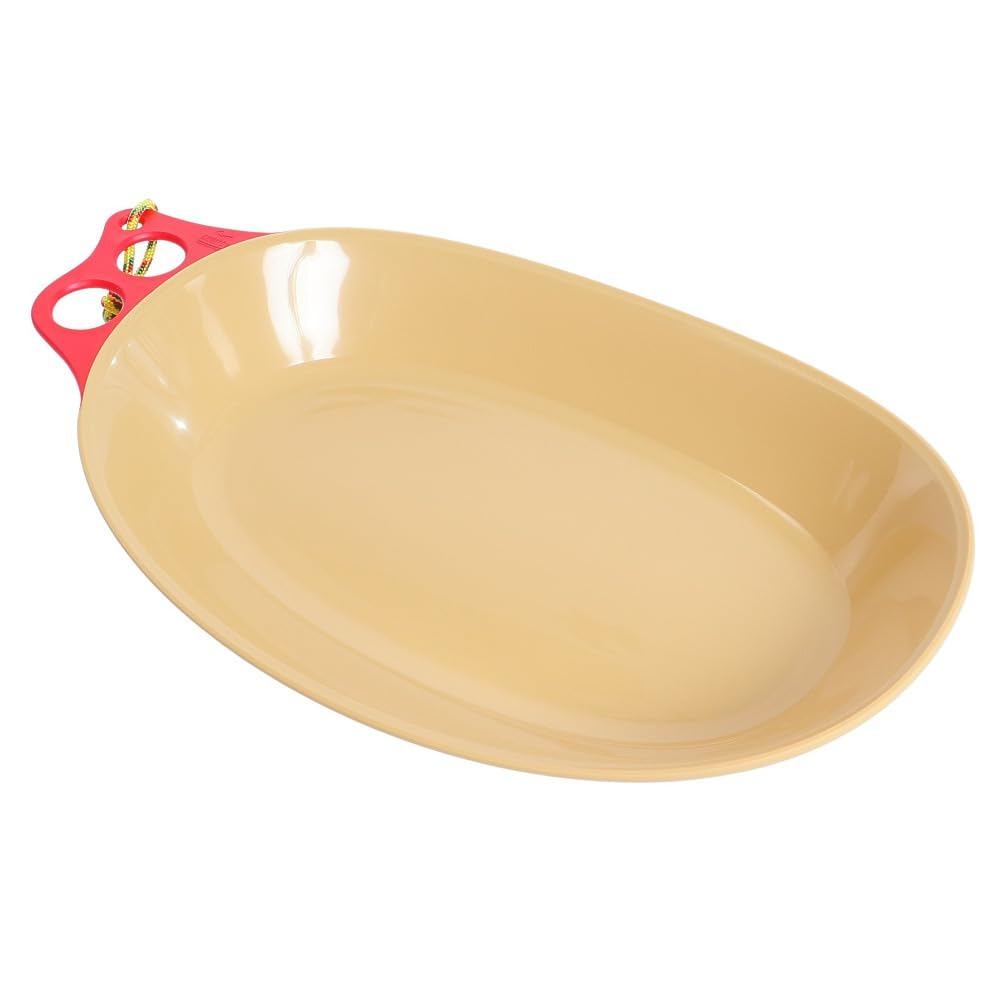 

CHUMS Camper Curry Plate Tableware 2 26 x 17 x cm Beige/Red 3.7 CH62-1732-B088-00