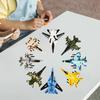 8Pcs Alloy Fighter Toys Ornament Souvenir Durability Decorative Toy Aircraft