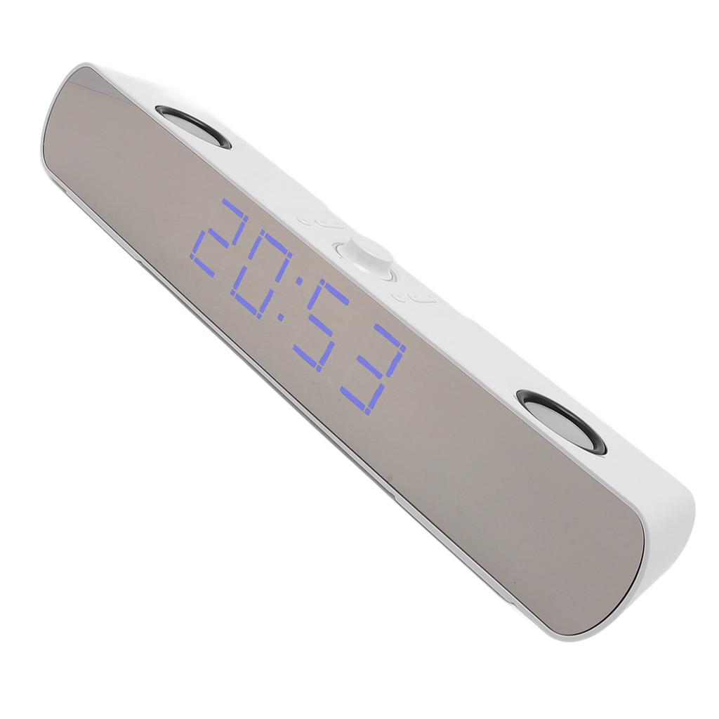 Computer Speaker HiFi Stereo Built In Subwoofer Support USB   In PC Gaming Speaker with Alarm Clock FM Radio for Laptop Display