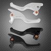 Brake Clutch Levers Motorcycle 3 Fingers Short Hand Levers For Harley Softail Fat Boy FLFB Breakout FXSB Low Rider FXDLS 2018-24