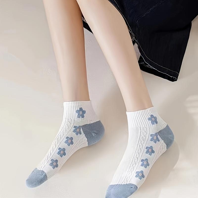 High quality5-Pair/10-Pair Women's Cute Versatile Breathable Casual Sports Fresh Short Socks for All Seasons